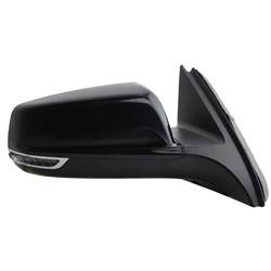 LKQ - 2013 Chevrolet Malibu Passenger's Side Door Mirror Power Adjustment, Non-Foldaway, Heated, Housing Turn Signal Indicator, Mirror Turn Signal Indicator, Textured Paint To Match