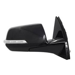 LKQ - 2018-2019 Chevrolet Traverse Passenger's Side Door Mirror Power Adjustment, Manual Folding, Heated, Housing Turn Signal Indicator, Mirror Turn Signal Indicator, Paint To Match