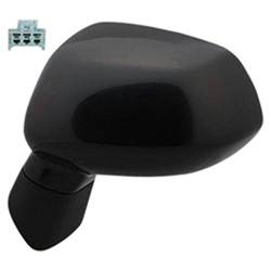 LKQ - 2007-2008 Honda Fit Driver's Side Door Mirror Power Adjustment, Manual Folding, Non-Heated, Textured Paint To Match