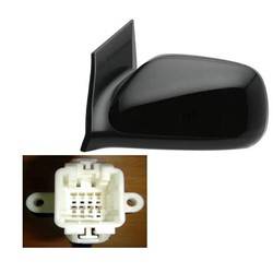 LKQ - 2006-2011 Honda Civic Driver's Side Door Mirror Power Adjustment, Non-Foldaway, Heated, Textured Black