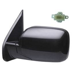 LKQ - 2009-2015 Honda Pilot Driver's Side Door Mirror Power Adjustment, Manual Folding, Heated, Textured Paint To Match