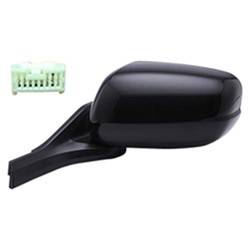 LKQ - 2010-2014 Honda Insight Driver's Side Door Mirror Power Adjustment, Manual Folding, Non-Heated, Textured Paint To Match