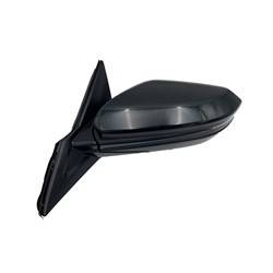 LKQ - 2017-2021 Honda Civic Driver's Side Door Mirror Power Adjustment, Manual Folding, Heated, Housing Turn Signal Indicator, Mirror Turn Signal Indicator, Black