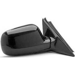 LKQ - 1994-1997 Honda Accord Passenger's Side Door Mirror Manual Adjustment, Manual Folding, Non-Heated, Gloss Black