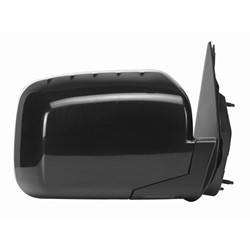 LKQ - 2007-2008 Honda Ridgeline Passenger's Side Door Mirror Power Adjustment, Manual Folding, Heated, Black