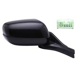 LKQ - 2010-2014 Honda Insight Passenger's Side Door Mirror Power Adjustment, Manual Folding, Non-Heated, Textured Paint To Match