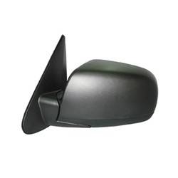 LKQ - 2009-2012 Hyundai Santa Fe Driver's Side Door Mirror Power Adjustment, Manual Folding, Heated, Textured Black