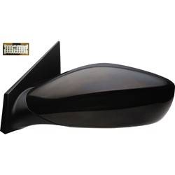 LKQ - 2011-2013 Hyundai Sonata Driver's Side Door Mirror Power Adjustment, Manual Folding, Non-Heated, Textured Paint To Match