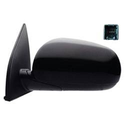 LKQ - 2010-2011 Hyundai Accent Driver's Side Door Mirror Power Adjustment, Manual Folding, Non-Heated, Textured Paint To Match