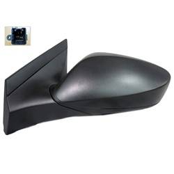 LKQ - 2012 Hyundai Accent Driver's Side Door Mirror Power Adjustment, Manual Folding, Non-Heated, Textured