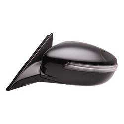 LKQ - 2009-2014 Hyundai Genesis Driver's Side Door Mirror Power Adjustment, Manual Folding, Heated, Housing Turn Signal Indicator, Mirror Turn Signal Indicator, Paint to Match