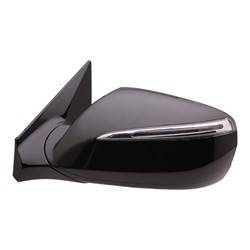 LKQ - 2013-2016 Hyundai Santa Fe Sport Driver's Side Door Mirror Power Adjustment, Manual Folding, Heated, Housing Turn Signal Indicator, Mirror Turn Signal Indicator, Paint to Match