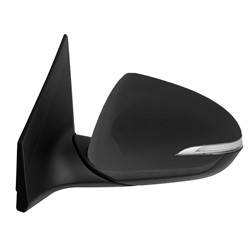 LKQ - 2017-2018 Hyundai Elantra Driver's Side Door Mirror Power Adjustment, Manual Folding, Heated, Blind Spot Indicator, Housing Turn Signal Indicator, Memory Setting, Mirror Turn Signal Indicator, Black