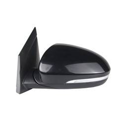 LKQ - 2016-2018 Hyundai Tucson Driver's Side Door Mirror Power Adjustment, Manual Folding, Heated, Blind Spot Indicator, Housing Turn Signal Indicator, Mirror Turn Signal Indicator, Textured Paint To Match