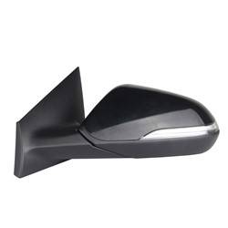 LKQ - 2015-2017 Hyundai Sonata Driver's Side Door Mirror Power Adjustment, Manual Folding, Heated, Blind Spot Indicator, Housing Turn Signal Indicator, Mirror Turn Signal Indicator, Textured Paint To Match