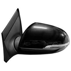 LKQ - 2018-2022 Hyundai Accent Driver's Side Door Mirror Power Adjustment, Manual Folding, Heated, Blind Spot Mirror, Housing Turn Signal Indicator, Mirror Turn Signal Indicator, Black