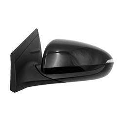 LKQ - 2020-2022 Hyundai Ioniq Driver's Side Door Mirror Power Adjustment, Powered Folding, Heated, Blind Spot Indicator, Housing Turn Signal Indicator, Integrated Puddle Light, Memory Setting, Mirror Turn Signal Indicator, Puddle Light, Black