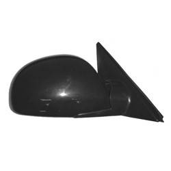 LKQ - 2002-2006 Hyundai Accent Passenger's Side Door Mirror Manual Adjustment, Manual Folding, Non-Heated, Textured Paint To Match