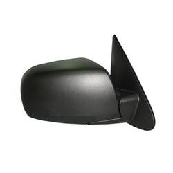 LKQ - 2007-2009 Hyundai Santa Fe Passenger's Side Door Mirror Power Adjustment, Manual Folding, Non-Heated, Textured Black