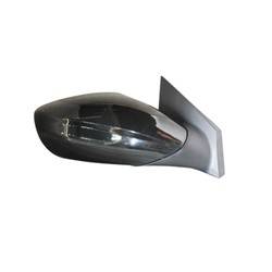 LKQ - 2011-2014 Hyundai Sonata Passenger's Side Door Mirror Power Adjustment, Manual Folding, Heated, Textured Paint To Match