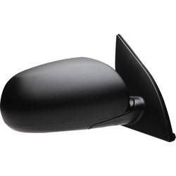 LKQ - 2010-2011 Hyundai Accent Passenger's Side Door Mirror Manual Adjustment, Manual Folding, Non-Heated, Textured Black