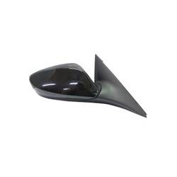 LKQ - 2012-2013 Hyundai Veloster Passenger's Side Door Mirror Power Adjustment, Manual Folding, Heated, Textured Paint To Match