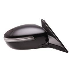 LKQ - 2009-2014 Hyundai Genesis Passenger's Side Door Mirror Power Adjustment, Manual Folding, Heated, Housing Turn Signal Indicator, Mirror Turn Signal Indicator, Paint To Match