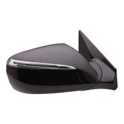 LKQ - 2013-2016 Hyundai Santa Fe Sport Passenger's Side Door Mirror Power Adjustment, Manual Folding, Heated, Housing Turn Signal Indicator, Mirror Turn Signal Indicator, Paint To Match