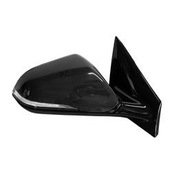 LKQ - 2015-2017 Hyundai Sonata Passenger's Side Door Mirror Power Adjustment, Manual Folding, Heated, Blind Spot Indicator, Housing Turn Signal Indicator, Mirror Turn Signal Indicator, Black