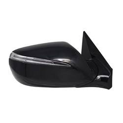 LKQ - 2013-2018 Hyundai Santa Fe Sport Passenger's Side Door Mirror Power Adjustment, Manual Folding, Heated, Blind Spot Indicator, Housing Turn Signal Indicator, Mirror Turn Signal Indicator, Paint To Match