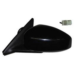 LKQ - 2003-2007 INFINITI G35 Driver's Side Door Mirror Power Adjustment, Manual Folding, Non-Heated, Textured Paint To Match