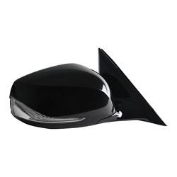 LKQ - 2014-2021 INFINITI Q50 Passenger's Side Door Mirror Power Adjustment, Manual Folding, Non-Heated, Paint To Match