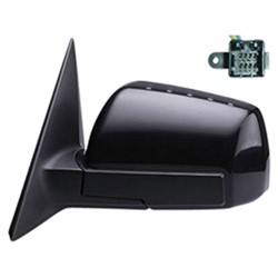 LKQ - 2010-2011 Kia Soul Driver's Side Door Mirror Power Adjustment, Manual Folding, Heated, Textured Paint To Match