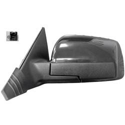 LKQ - 2012-2013 Kia Soul Driver's Side Door Mirror Manual Adjustment, Manual Folding, Non-Heated, Paint to Match