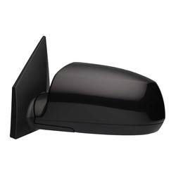 LKQ - 2007-2009 Kia Rio5 Driver's Side Door Mirror Manual Adjustment, Manual Folding, Non-Heated, Textured Paint To Match