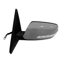 LKQ - 2014-2015 Kia Sorento Driver's Side Door Mirror Power Adjustment, Powered Folding, Heated, Blind Spot Indicator, Housing Turn Signal Indicator, Memory Setting, Mirror Turn Signal Indicator, Textured Paint To Match