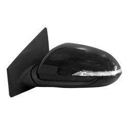 LKQ - 2018-2020 Kia Rio Driver's Side Door Mirror Power Adjustment, Manual Folding, Heated, Housing Turn Signal Indicator, Mirror Turn Signal Indicator, Black