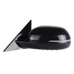 LKQ - 2020-2024 Kia Soul Driver's Side Door Mirror Power Adjustment, Manual Folding, Heated, Blind Spot Indicator, Housing Turn Signal Indicator, Mirror Turn Signal Indicator, Textured Paint To Match