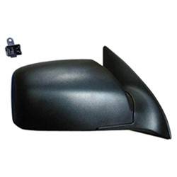 LKQ - 2005-2009 Kia Sportage Passenger's Side Door Mirror Power Adjustment, Manual Folding, Heated, Black