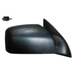 LKQ - 2005-2009 Kia Sportage Passenger's Side Door Mirror Power Adjustment, Manual Folding, Non-Heated, Textured Black