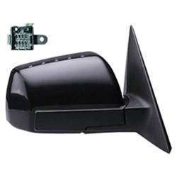 LKQ - 2010-2011 Kia Soul Passenger's Side Door Mirror Power Adjustment, Manual Folding, Non-Heated, Textured Paint To Match