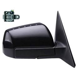 LKQ - 2010-2011 Kia Soul Passenger's Side Door Mirror Power Adjustment, Manual Folding, Heated, Textured Paint To Match