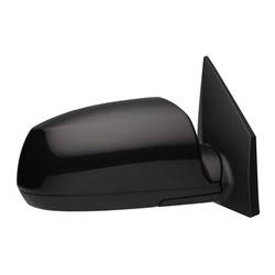 LKQ - 2007-2009 Kia Rio5 Passenger's Side Door Mirror Manual Adjustment, Manual Folding, Non-Heated, Textured Paint To Match