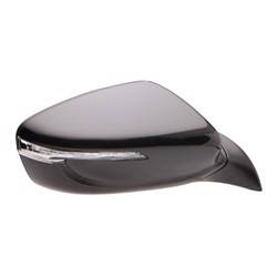 LKQ - 2014-2016 Kia Forte Passenger's Side Door Mirror Power Adjustment, Powered Folding, Heated, Housing Turn Signal Indicator, Mirror Turn Signal Indicator, Textured Paint To Match