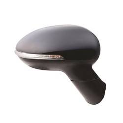 LKQ - 2014-2017 Kia Rio Passenger's Side Door Mirror Power Adjustment, Powered Folding, Heated, Housing Turn Signal Indicator, Mirror Turn Signal Indicator, Paint to Match