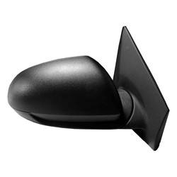 LKQ - 2018-2020 Kia Rio Passenger's Side Door Mirror Manual Adjustment, Manual Folding, Non-Heated, Textured Black