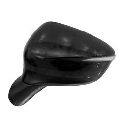 LKQ - 2015-2016 Mazda CX-5 Driver's Side Door Mirror Power Adjustment, Manual Folding, Heated, Housing Turn Signal Indicator, Mirror Turn Signal Indicator, Textured Paint To Match