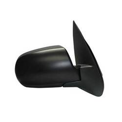 LKQ - 2005-2006 Mazda Tribute Passenger's Side Door Mirror Power Adjustment, Manual Folding, Non-Heated, Textured Paint To Match