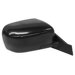 LKQ - 2006-2010 Mazda 5 Passenger's Side Door Mirror Power Adjustment, Manual Folding, Non-Heated, Textured Paint To Match