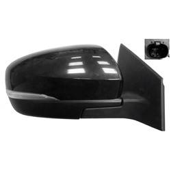 LKQ - 2010-2015 Mazda CX-9 Passenger's Side Door Mirror Power Adjustment, Manual Folding, Heated, Housing Turn Signal Indicator, Mirror Turn Signal Indicator, Paint to Match